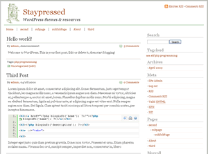 Staypressed WordPress Theme